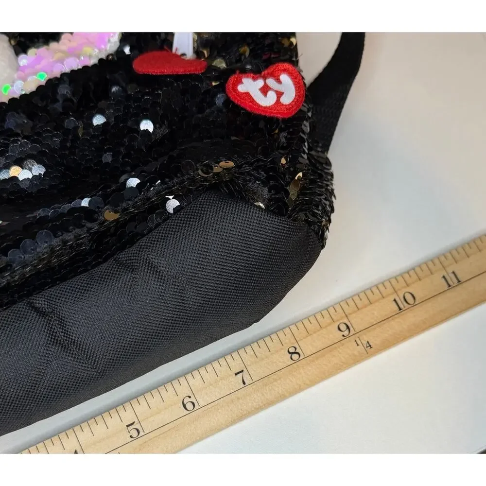 NWT Ty Fashion Sequin Panda Mini Backpack